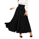 Saia feminina genérica elegante de cintura alta Maxi Black XL
