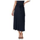 Saia Feminina Linzzi Midi Cargo Preta - 75087