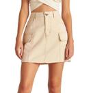 Saia Feminina Linzzi Mini Cargo Off White - 76930