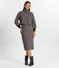 Saia Feminina Midi Rovitex Preto