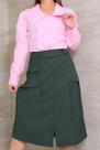 Saia Feminina Midi Tecido alfaiataria sensoriale Marrant Moda Cristã
