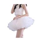 Saia Gótica Lolita Estilo Disco Voador Com Volume Máximo, Crinolina Invisível Sem Arame