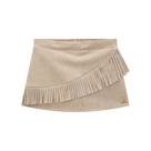 Saia Infantil Kukiê Suede com Franjas