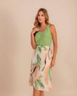 Saia Isis Estampada Crepe