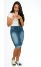 Saia Jeans Bicolor l Mix Nativa