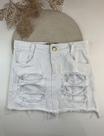 Saia Jeans Curta Branca Michele Collection Ref. ARIENE Saia Jeans Curta Branca Michele Collection Ref. ARIENE