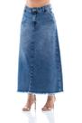 Saia Jeans Feminina Arauto Evasê Less Water