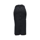 Saia jeans midi fenda 12 2302 001 jeans black escuro preto 44