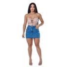 Saia Jeans Monique Escura
