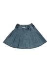 Saia Jeans Plissado