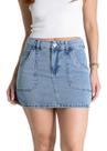 Saia Jeans Sawary - 281204 - Azul claro 38