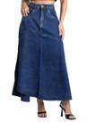 Saia Jeans Sawary Midi - 282251 - Azul médio 36