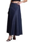 Saia Jeans Sawary Midi - 282505 - Azul br 46