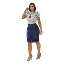 Saia Jeans Secretaria Moda Evangélica
