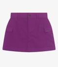 Saia Juvenil Feminina Sarja Twill Minty Roxo