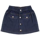 Saia Juvenil Look Jeans Moletom Jeans