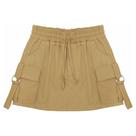 Saia Juvenil Look Jeans Sarja Cargo Collor Saia Juvenil Look Jeans Sarja Cargo Collor