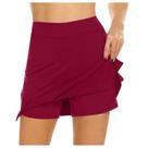 Saia leve feminina de desempenho ativo para corrida, tênis, golfe, esporte