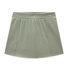Saia Lilimoon Canelado Fancy c/Shorts Embutido Verde