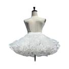 Saia Lolita Super Volumosa Sem Costura, De Fio Macio, Com Suporte Para Efeito Bumbum De Pato E