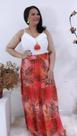 Saia longa 3 Marias estampada Saia longa 3 Marias estampada