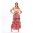 Saia Longa Indiana Estampada