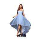 Saia Longa MGIACY Com Decote Único, Bordado Tridimensional, Vestido De Malha De Camadas Duplas Com