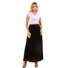 Saia Longa Moda Evangélica Viscolinho Lisa Com Ziper Lateral Saia Longa Moda Evangélica Viscolinho Lisa Com Ziper Lateral