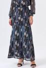 Saia Longa PKS Tule Estampa Blue Stone