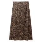 Saia Longa Vintage Com Estampa Animal Para Mulheres, Elegante E Retro, Saia De Leopardo Para O