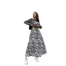 Saia longa Zebra Moda Evangélica Feminina