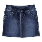 Saia Look Jeans Moletom Jeans - UNICA - 18