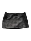 Saia MakeMechic Polka Dots Mini Bodycon de cintura baixa cinza Saia MakeMechic Polka Dots Mini Bodycon de cintura baixa cinza