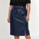 Saia material sintético Evangélica Com Lacinho Plus Size 46 / 48