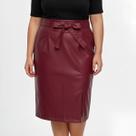 Saia material sintético Evangélica Com Lacinho Plus Size 46 / 48 Saia material sintético Evangélica Com Lacinho Plus Size 46 / 48