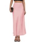 Saia maxi TEDDIFY, cintura alta, elástico, cintura, leopardo