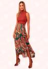 Saia Midi Estampada C Jabour - Moda Casual Chic