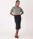 Saia Midi Feminina Canelada Marisa-61074