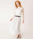 Saia Midi Feminina Listrada Babado Marisa-58079