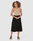 Saia Midi Feminina Marias Em Viscose Stretch
