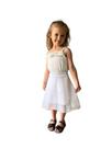 Saia Midi Godê Tule Retrô poá Moda Evangelica Feminina infantil Saia Midi Godê Tule Retrô poá Moda Evangelica Feminina infantil