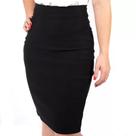 Saia midi lapis bengaline lapis plus size moda evangelica feminina
