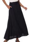 Saia Midi Malwee 1000129158 Feminina Com Cinto Viscolinho T. P/GG