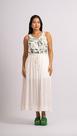 Saia midi pijama slub