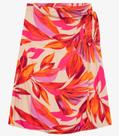 Saia Midi Plus Size em Viscose Secret Glam Laranja Saia Midi Plus Size em Viscose Secret Glam Laranja