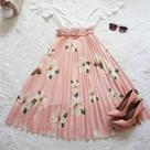 saia midi rosa