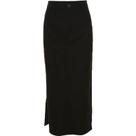 Saia Midi Slim De Cintura Alta Para Mulheres Estilo Gótico Punk, Moda Casual Y2K, Estilo Sexy