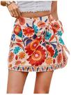 Saia Milumia Summer Boho Wrap com estampa de cintura alta Saia Milumia Summer Boho Wrap com estampa de cintura alta