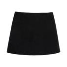 Saia Mini A-Line De Cintura Alta Com Zíper Lateral Para Mulheres, Estilo Vintage Chic Willshela