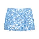 Saia Mini Amarela De Lantejoulas Com Cintura Alta Para Mulheres, Zíper Lateral, Modelo Evasê, Verão, Saia Mini Amarela De Lantejoulas Com Cintura Alta Para Mulheres, Zíper Lateral, Modelo Evasê, Verão,